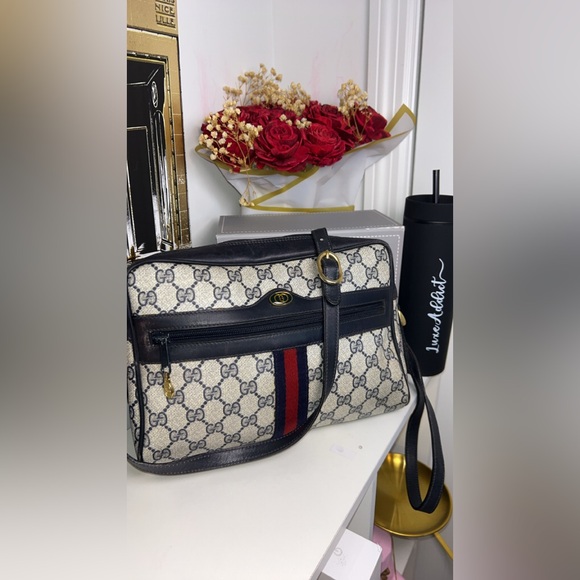 Gucci Handbags - Gucci Gray Suede Interior Crossbody